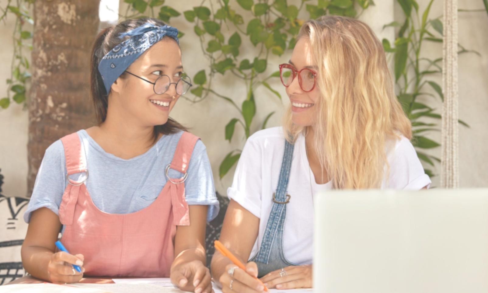 Financial analysis workspace showing data review and planning materials
